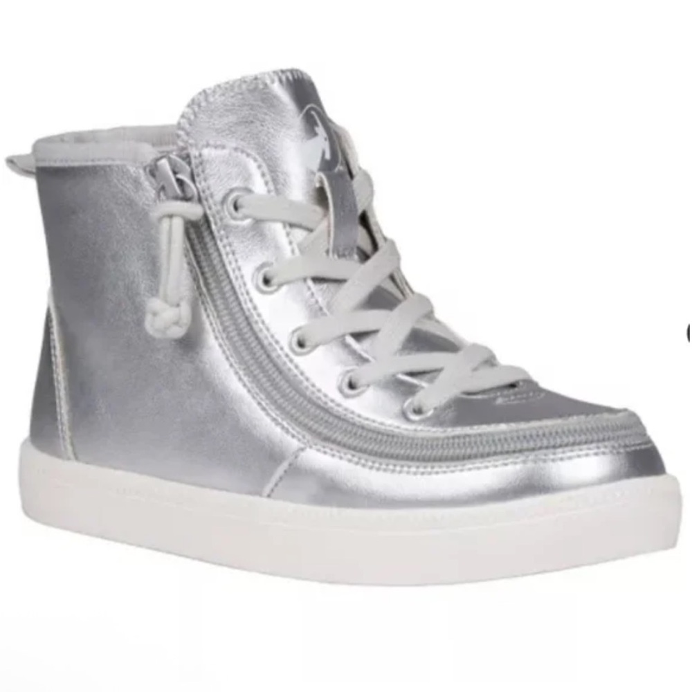 Billy Haring High Top Sneakers - Silver Colorblock